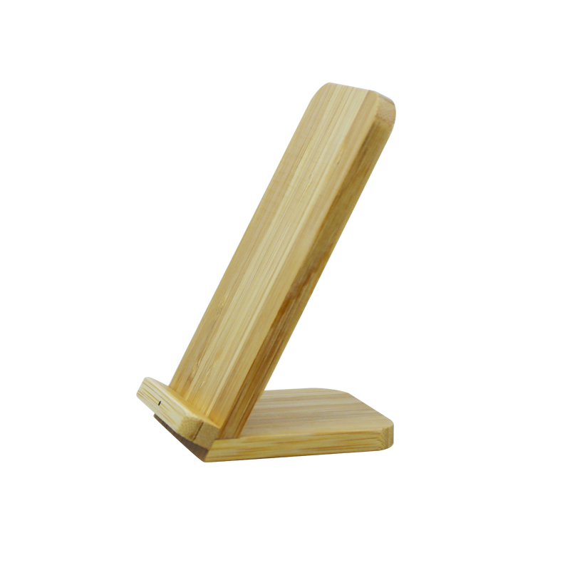  Bamboo Wireless charger with phone stand