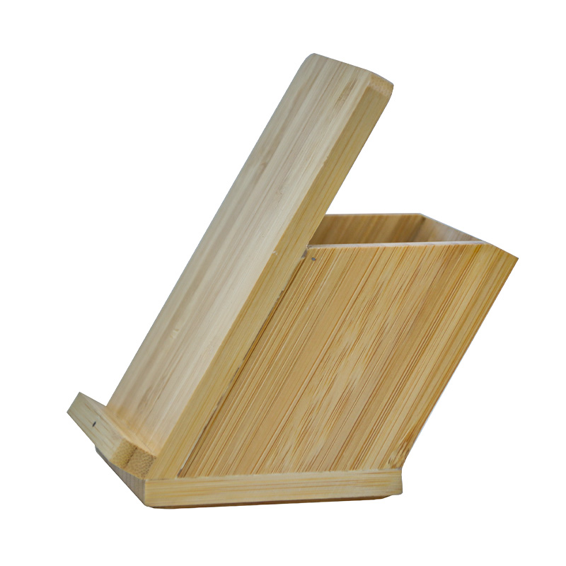 Bamboo Wireless charger with phone stand